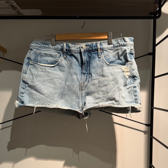 Good '90s Blue Denim Shorts (Size 14/32) - Good American - Picture 2 of 3